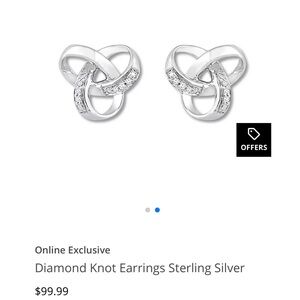 KAY Diamond Knot Earrings